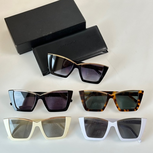 Replica Yves Saint Laurent YSL AAA Quality Sunglasses #1125268 $52.00 USD for Wholesale