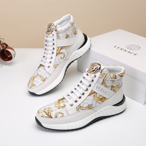 Versace High Tops Shoes For Men #1125432