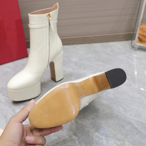 Replica Valentino Boots For Women #1125436 $140.00 USD for Wholesale