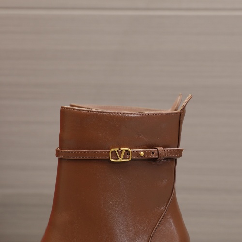 Replica Valentino Boots For Women #1125438 $140.00 USD for Wholesale