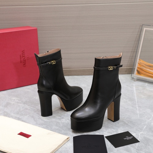 Valentino Boots For Women #1125439 $140.00 USD, Wholesale Replica Valentino Boots