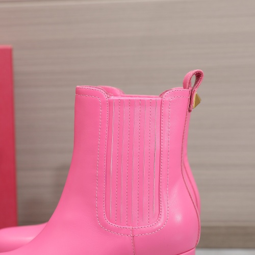 Replica Valentino Boots For Women #1125441 $140.00 USD for Wholesale