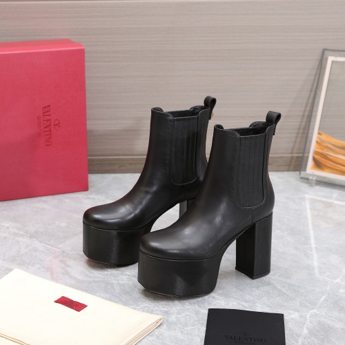 Valentino Boots For Women #1125442 $140.00 USD, Wholesale Replica Valentino Boots