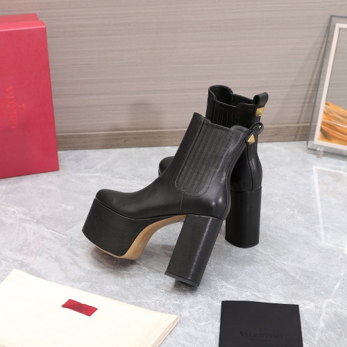 Replica Valentino Boots For Women #1125442 $140.00 USD for Wholesale