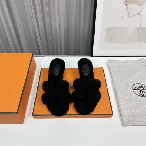Replica Hermes Slippers For Women #1125496 $102.00 USD for Wholesale