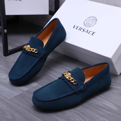 Versace Leather Shoes For Men #1125560
