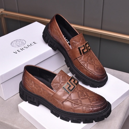 Versace Leather Shoes For Men #1125603
