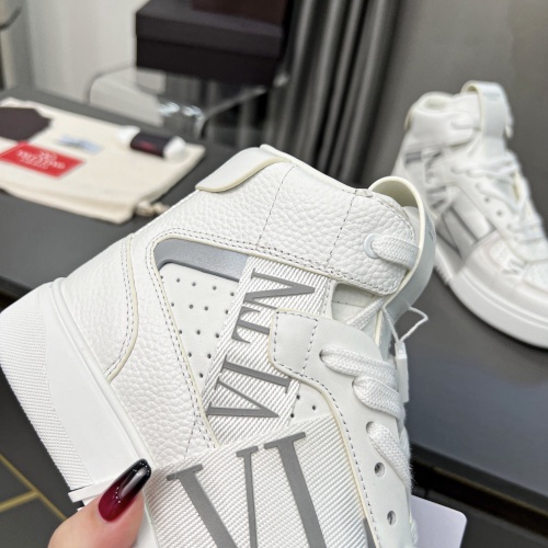 Replica Valentino High Tops Shoes For Women #1126255 $118.00 USD for Wholesale