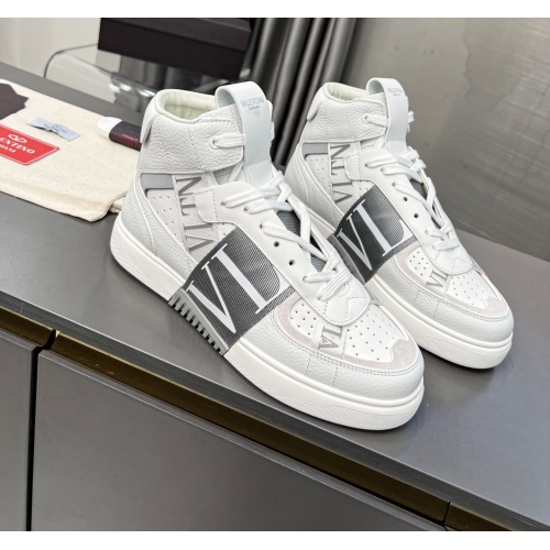 Replica Valentino High Tops Shoes For Women #1126259 $118.00 USD for Wholesale