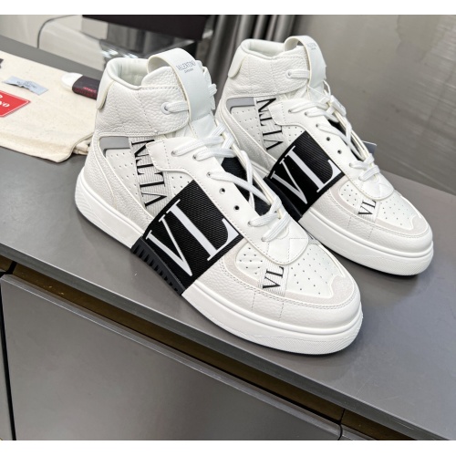 Replica Valentino High Tops Shoes For Women #1126264 $118.00 USD for Wholesale