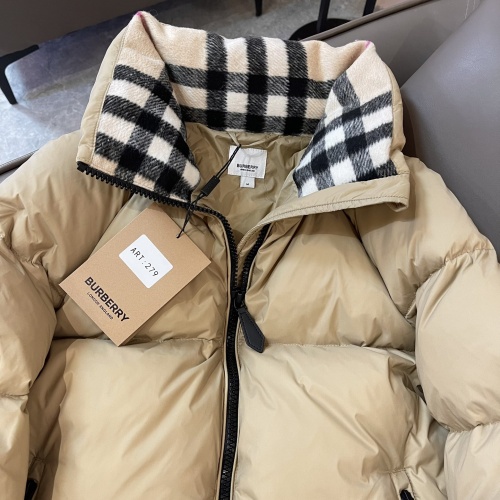 Replica Burberry Down Feather Coat Long Sleeved For Women #1127078 $192.00 USD for Wholesale