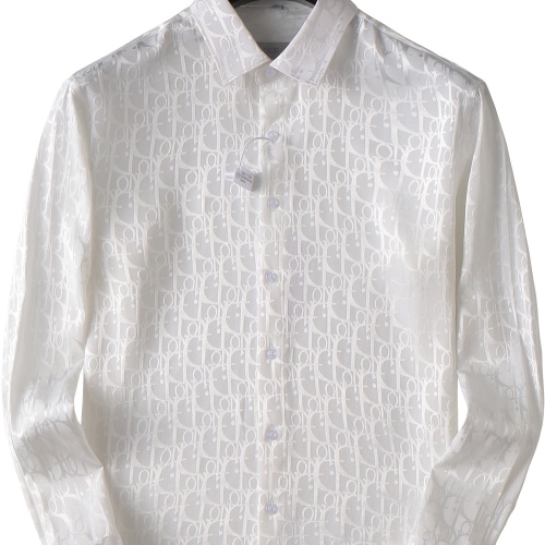 Christian Dior Shirts Long Sleeved For Men #1127436