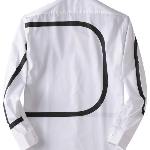 Replica Valentino Shirts Long Sleeved For Men #1127486 $48.00 USD for Wholesale