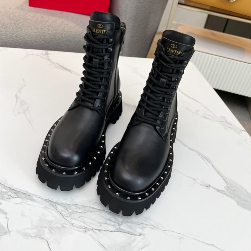 Replica Valentino Boots For Women #1127830 $108.00 USD for Wholesale