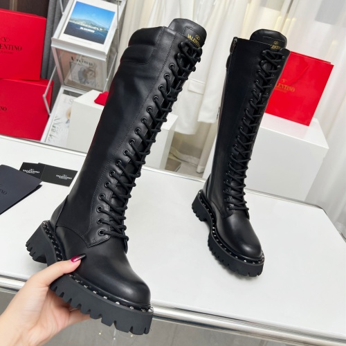 Replica Valentino Boots For Women #1127833 $150.00 USD for Wholesale