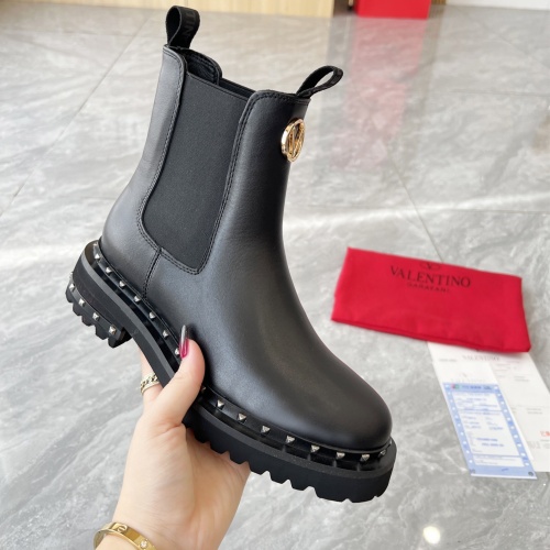 Replica Valentino Boots For Women #1127835 $105.00 USD for Wholesale