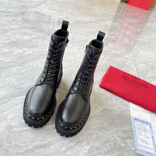 Replica Valentino Boots For Women #1127836 $112.00 USD for Wholesale
