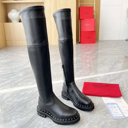 Replica Valentino Boots For Women #1127837 $115.00 USD for Wholesale