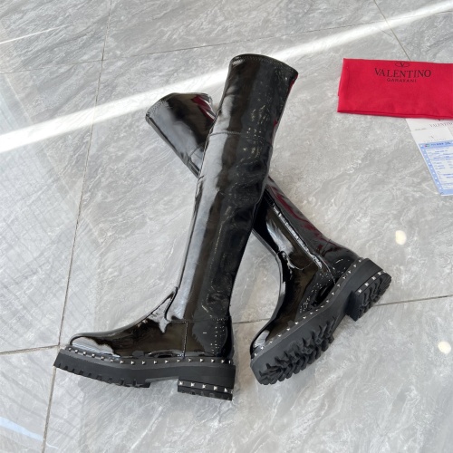 Replica Valentino Boots For Women #1127838 $115.00 USD for Wholesale