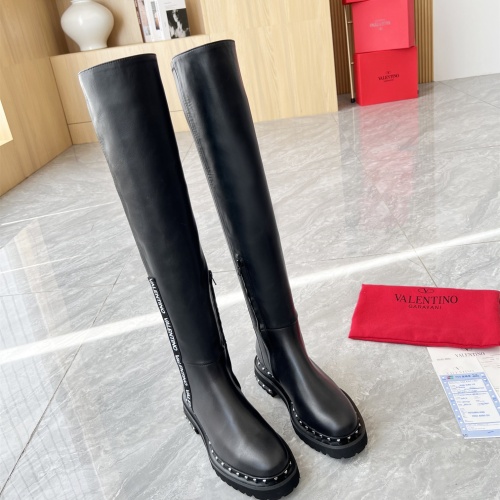Replica Valentino Boots For Women #1127840 $118.00 USD for Wholesale