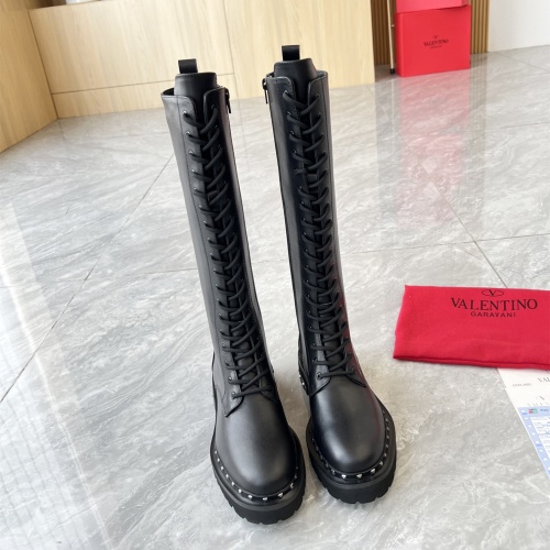 Replica Valentino Boots For Women #1127841 $150.00 USD for Wholesale