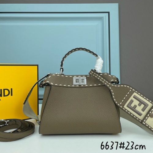 Fendi AAA Quality Handbags For Women #1128597 $150.00 USD, Wholesale Replica Fendi AAA Quality Handbags