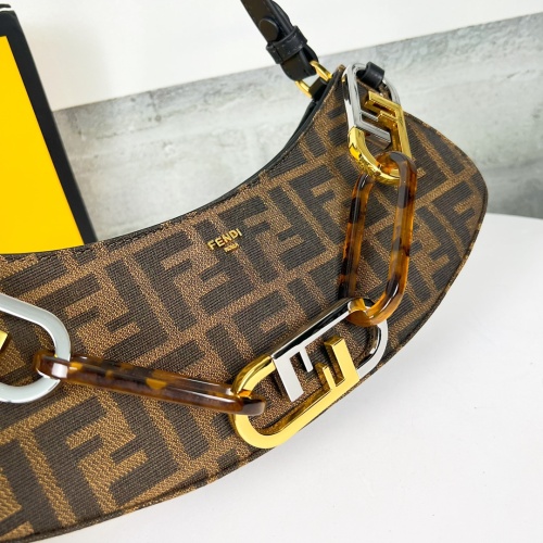 Replica Fendi AAA Quality Shoulder Bags For Women #1128626 $96.00 USD for Wholesale