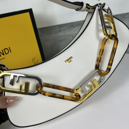 Replica Fendi AAA Quality Shoulder Bags For Women #1128629 $96.00 USD for Wholesale
