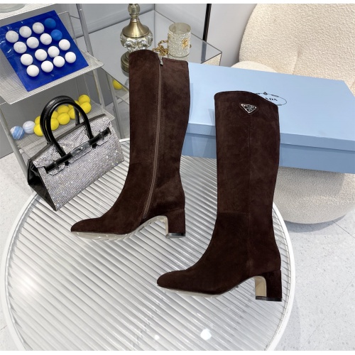 Replica Prada Boots For Women #1128637 $125.00 USD for Wholesale