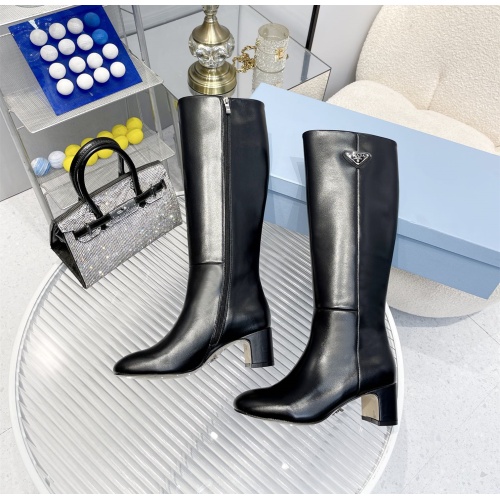 Replica Prada Boots For Women #1128639 $125.00 USD for Wholesale