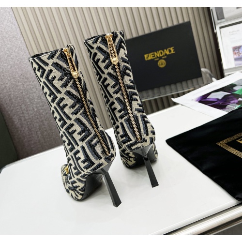 Replica Versace Boots For Women #1128643 $115.00 USD for Wholesale