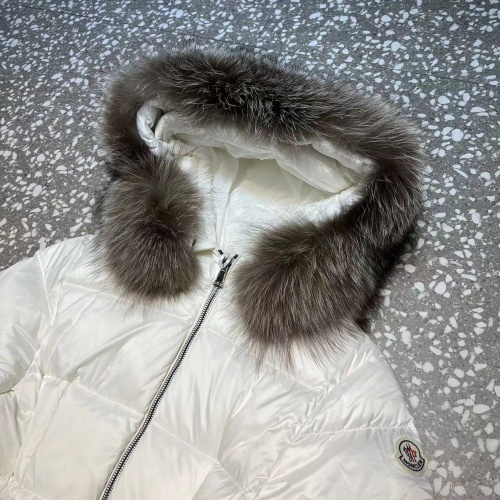 Replica Moncler Down Feather Coat Long Sleeved For Women #1128742 $202.00 USD for Wholesale