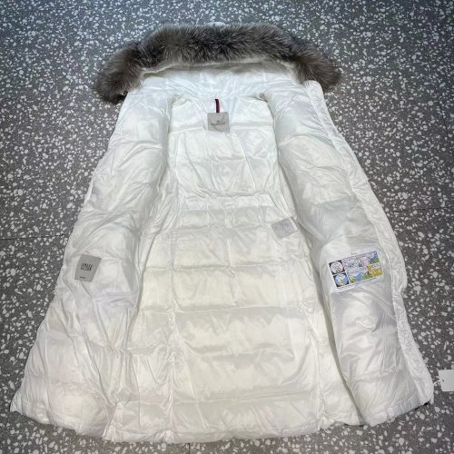 Replica Moncler Down Feather Coat Long Sleeved For Women #1128742 $202.00 USD for Wholesale