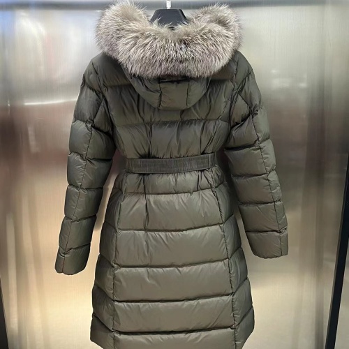 Replica Moncler Down Feather Coat Long Sleeved For Women #1128743 $202.00 USD for Wholesale