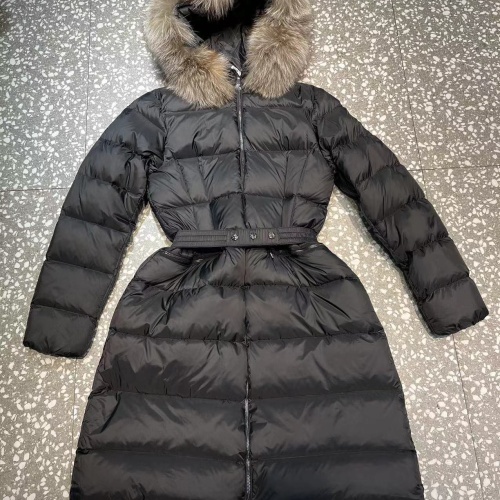 Replica Moncler Down Feather Coat Long Sleeved For Women #1128744 $202.00 USD for Wholesale