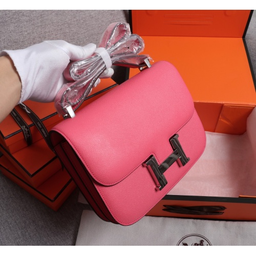 Replica Hermes AAA Quality Messenger Bags For Women #1128779 $108.00 USD for Wholesale
