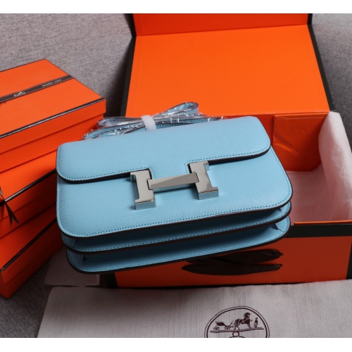 Replica Hermes AAA Quality Messenger Bags For Women #1128791 $108.00 USD for Wholesale