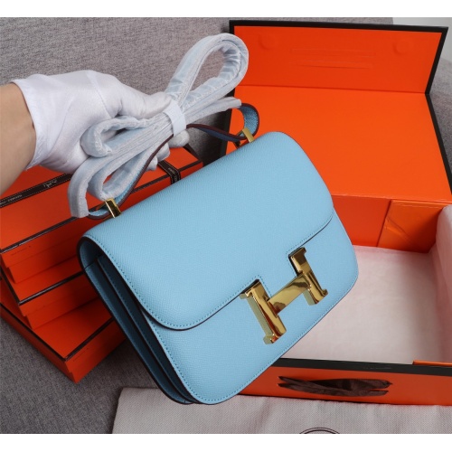 Replica Hermes AAA Quality Messenger Bags For Women #1128792 $108.00 USD for Wholesale