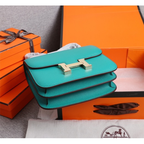 Replica Hermes AAA Quality Messenger Bags For Women #1128801 $108.00 USD for Wholesale