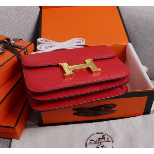 Replica Hermes AAA Quality Messenger Bags For Women #1128804 $108.00 USD for Wholesale