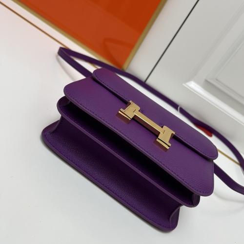 Replica Hermes AAA Quality Messenger Bags For Women #1128828 $102.00 USD for Wholesale