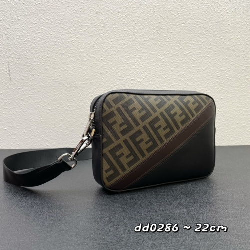 Replica Fendi AAA Man Messenger Bags #1128915 $92.00 USD for Wholesale