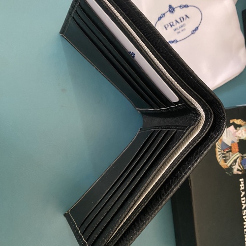 Replica Prada Wallets For Men #1129017 $41.00 USD for Wholesale