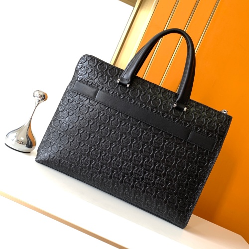 Replica Salvatore Ferragamo AAA Man Handbags #1129219 $160.00 USD for Wholesale