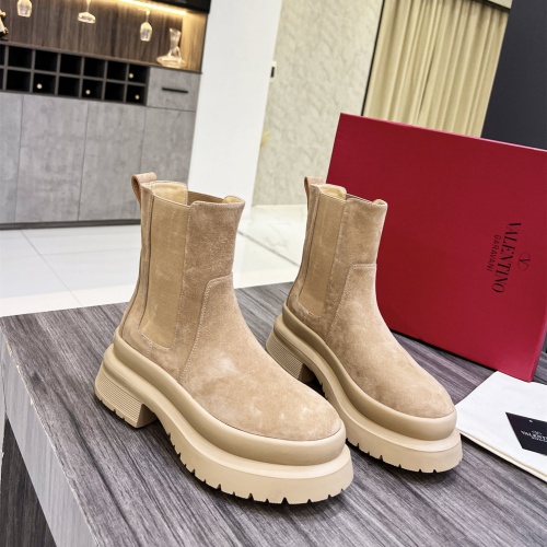 Replica Valentino Boots For Women #1129421 $108.00 USD for Wholesale
