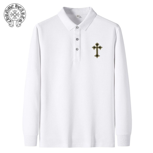 Chrome Hearts T-Shirts Long Sleeved For Men #1129760