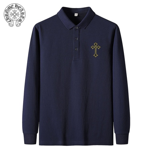 Chrome Hearts T-Shirts Long Sleeved For Men #1129763