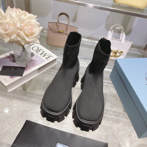 Replica Prada Boots For Women #1129890 $88.00 USD for Wholesale