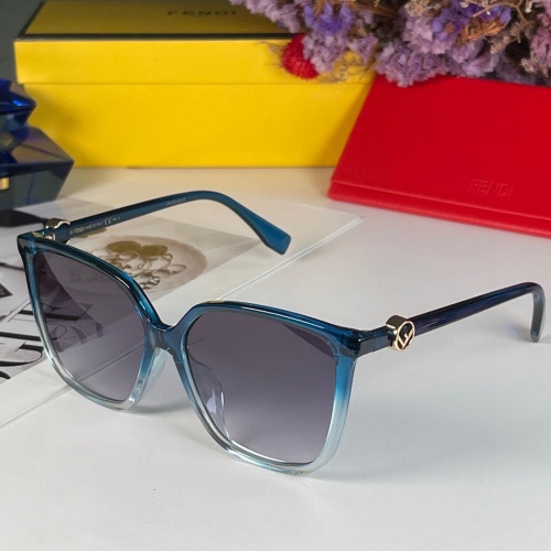 Fendi AAA Quality Sunglasses #1129990 $60.00 USD, Wholesale Replica Fendi AAA Quality Sunglasses