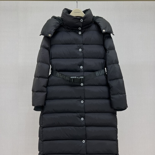 Burberry Down Feather Coat Long Sleeved For Women #1130139 $192.00 USD, Wholesale Replica Burberry Down Feather Coat